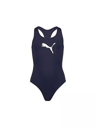 PUMA | Costume da bagno da ragazza con schiena scoperta | dunkelblau